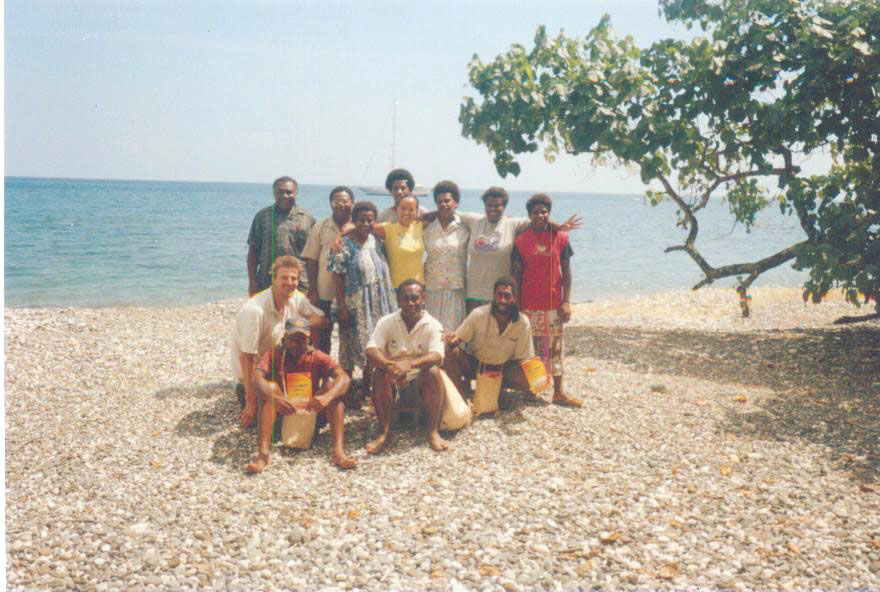 Pangi workshop participants with books