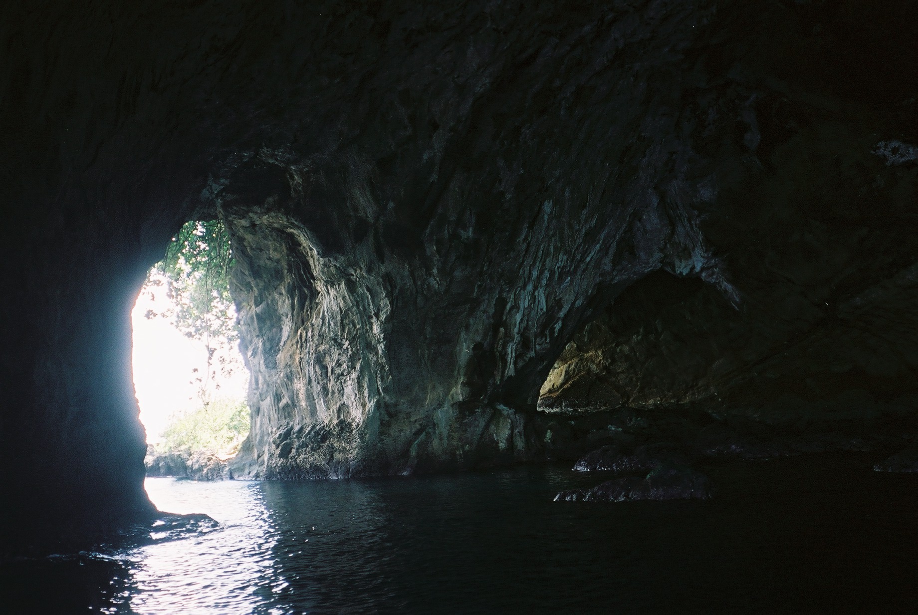 Inside Hole of the Moon Cave