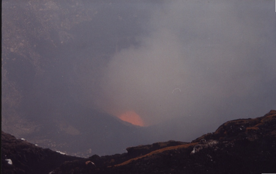 Looking into Mt Marum volcano