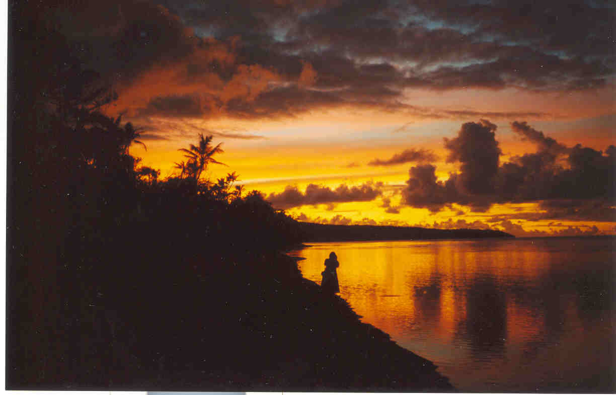 Siviri beach sunset