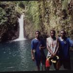 Richard, Keith, and Allen at Siviri waterfall